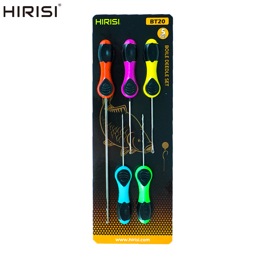 Fishing Lure Making Kit - ヒリシ 5個入り 鯉釣り道具 ベイトニードルセット ポップアップボイリーリグ BT20
