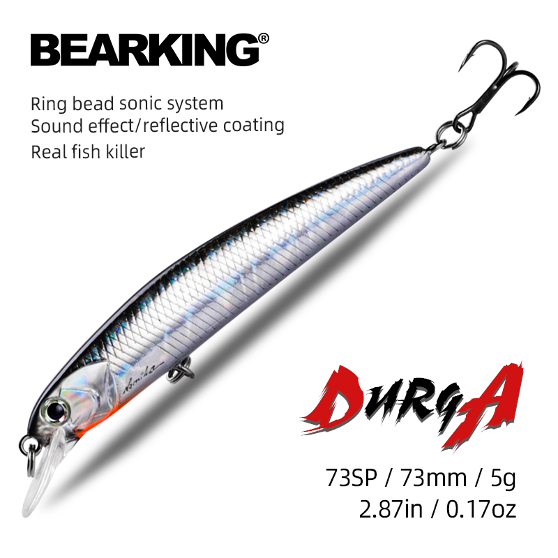 Fishing Lure Crankbait - BEARKING 新モデル 73 ミリメートル 5 グラムプロ品質マジェントウェイト釣りルアーミノークランク人工餌タックル