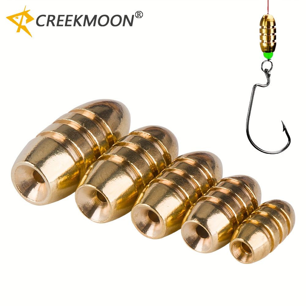 Fishing Lure Kit - 20個入り 真鍮製 銅製 釣り用シンカー ウェイト RIG
