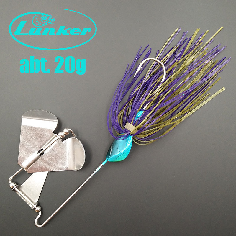 Fishing Lure Blade Bait - ウサンバン ランカースピナーベイト ハードフィッシングルアー 約20g ノイズバズ回転ブレード バブルバイブレーションプロペラ
