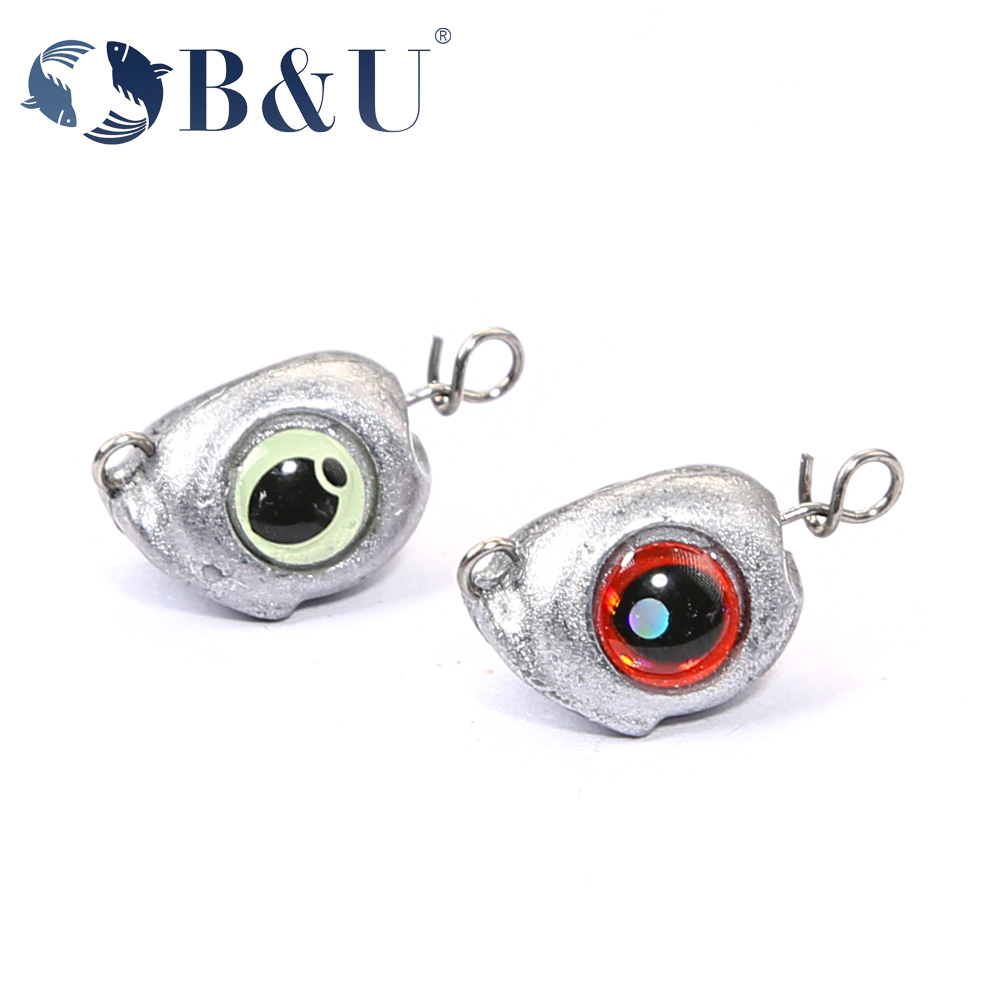 Fishing Lure Jig - B&U スイングジグヘッド チェブラーシカシンカー フィッシングジグヘッド ウェイト ソフトルアーグループ