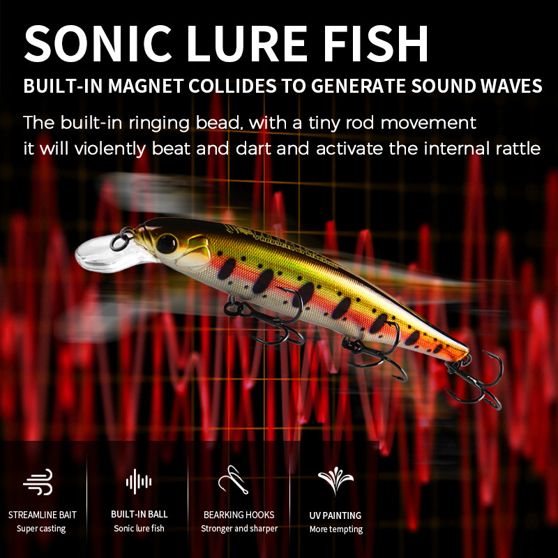 ベアリング-鯉釣り用の人工餌,ルアー,ジャーキングベイト,ダ - Fishing Lure Jerkbait のレビューと価格
