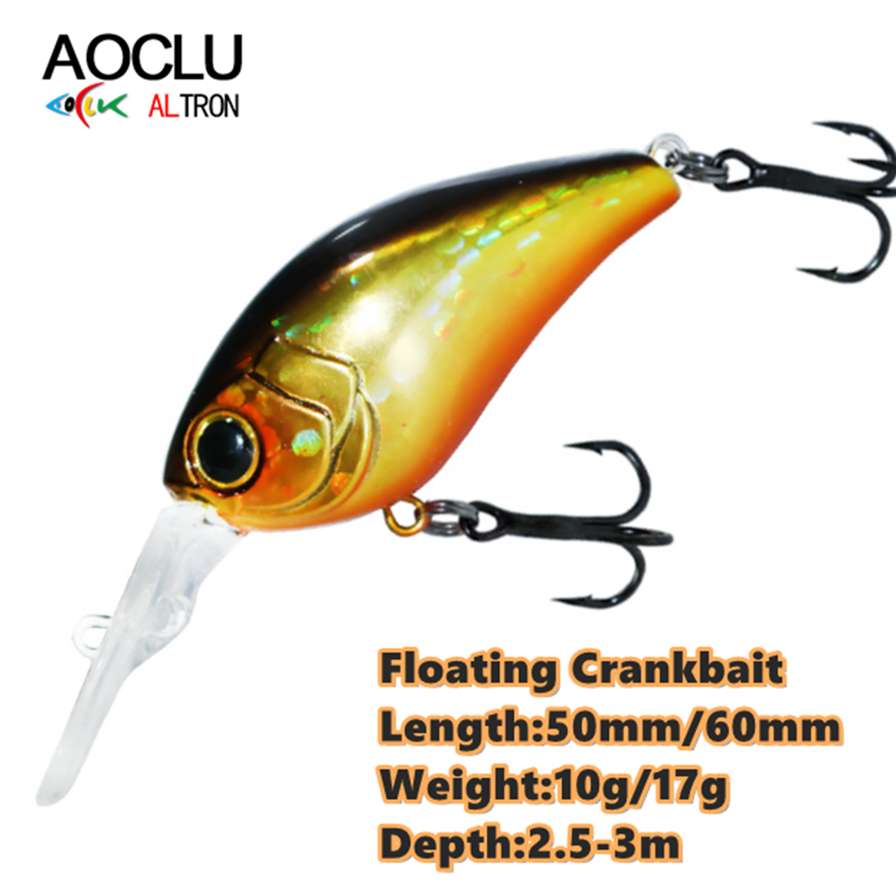 Aoclu-フローティングミノールアー,50mm, 10g, - Fishing Lure Crankbait のレビューと価格