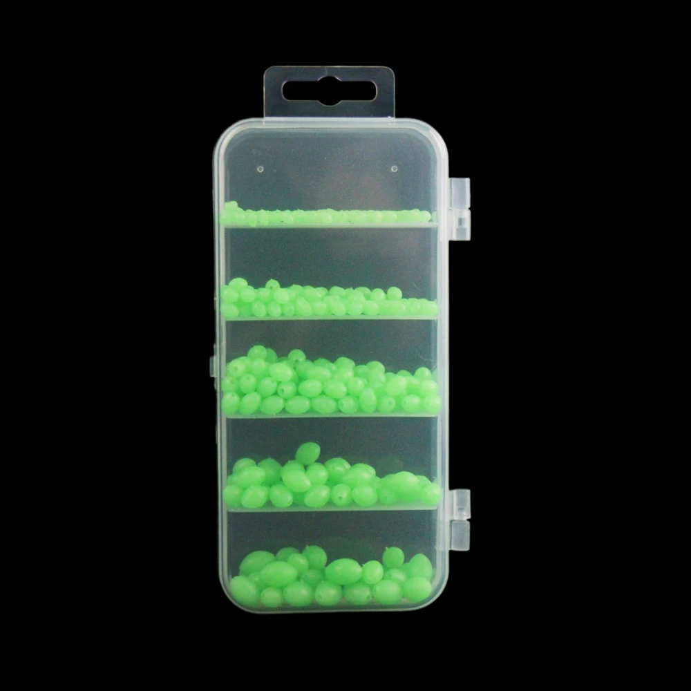 Ackibbik 375個/箱 夜光釣りビーズ 海釣りアクセ - Fishing Lure Soft Plastic のレビューと価格