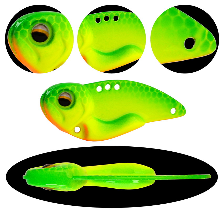 6個入り メタルVIBフィッシングルアー 7.3g 10g  - Fishing Lure Blade Bait のレビューと価格