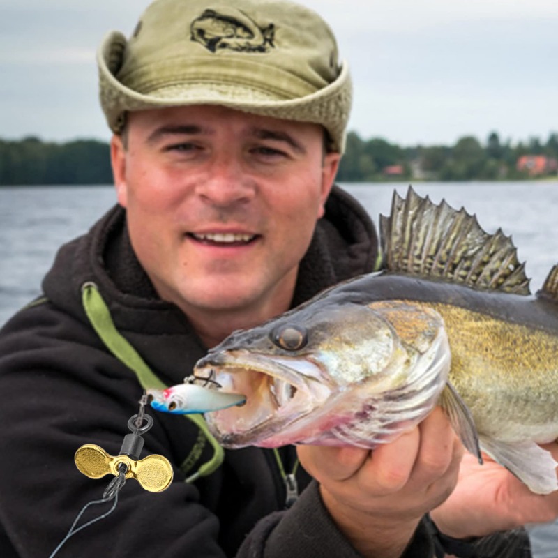プラグキャスティング釣りプロペラブレードターボプロペラスピナ - Fishing Lure Blade Bait のレビューと価格