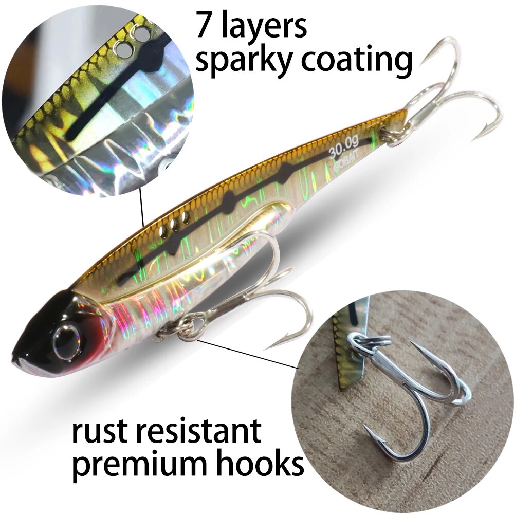 ゴベイトフィッシングルアー,金属ジグ,シンキングブレード,ト - Fishing Lure Blade Bait のレビューと価格