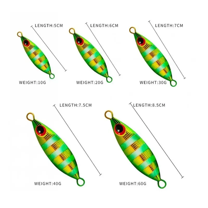 Inchiku メタルジグスプーンルアー 6 個 10-60 - Fishing Lure Buzzbait のレビューと価格