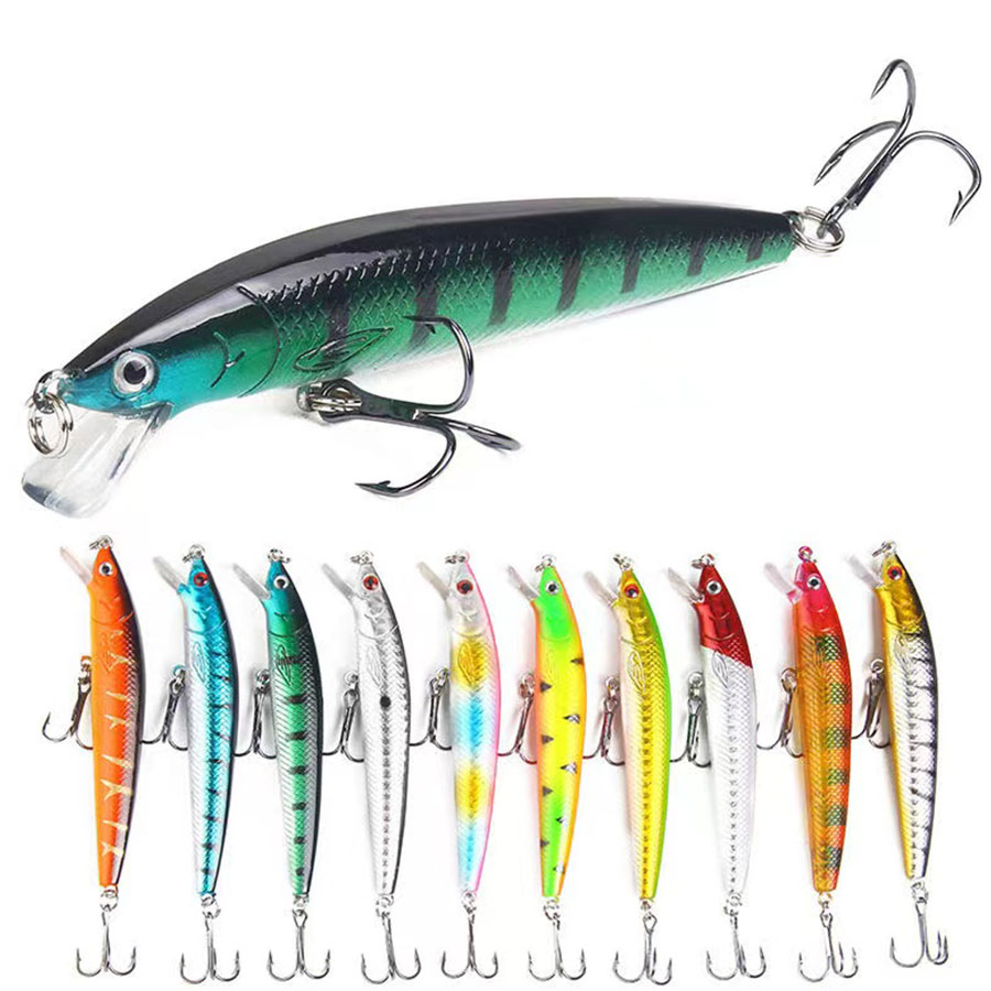 10 個ジャークベイトミノースイムベイト表面クランクベイト釣 - Fishing Lure Jerkbait のレビューと価格