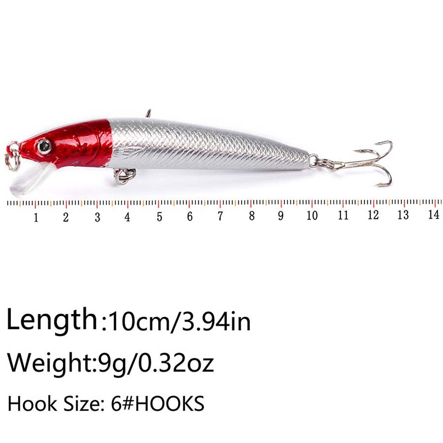 10 個ジャークベイトミノースイムベイト表面クランクベイト釣 - Fishing Lure Jerkbait のレビューと価格
