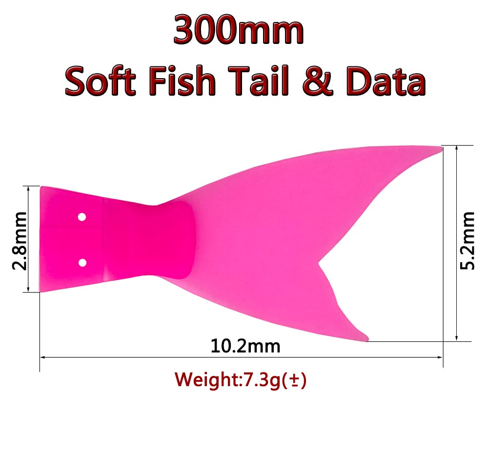 6 個 300 ミリメートルジョイントベイトスペアテール、G - Fishing Lure Popper のレビューと価格