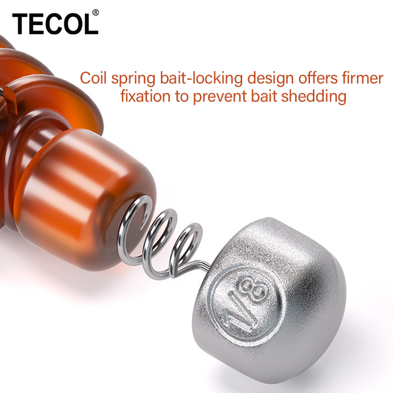 TECOL 1G 1.75G 2.7G 3.5G スパイラル - Fishing Lure Accessories のレビューと価格