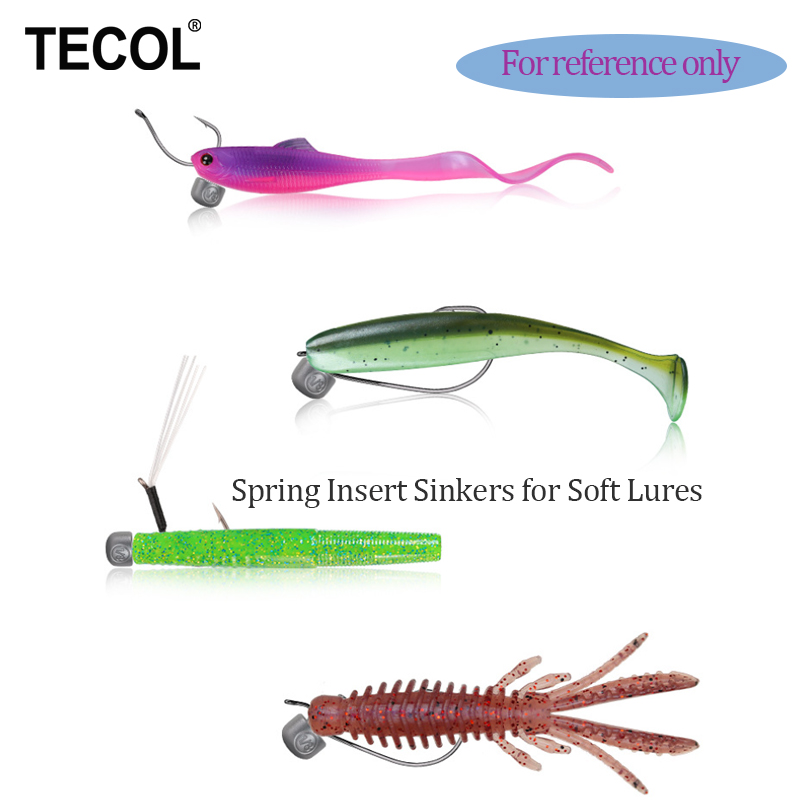 TECOL 1G 1.75G 2.7G 3.5G スパイラル - Fishing Lure Accessories のレビューと価格