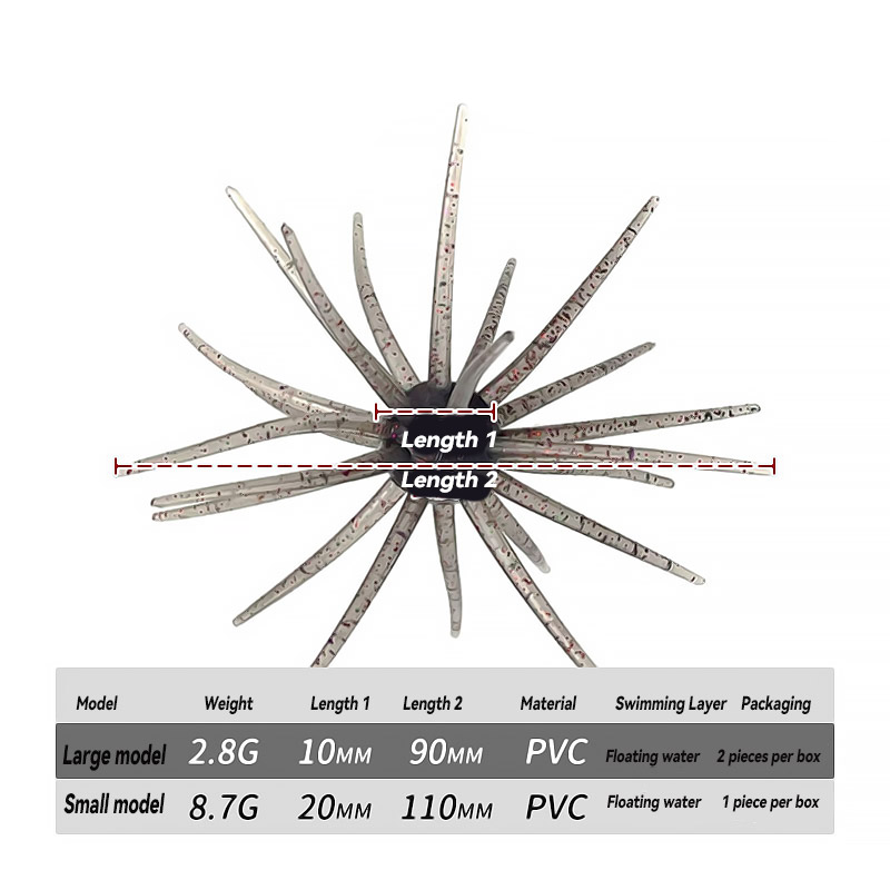 バズーカ釣りルアー模擬ウニルアーソフトシリコン餌鯛パイクシー - Fishing Lure Swimbait のレビューと価格