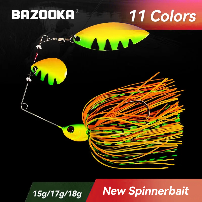 バズーカ 15 グラム 18 グラムスピナーベイト釣りルアー - Fishing Lure Buzzbait のレビューと価格