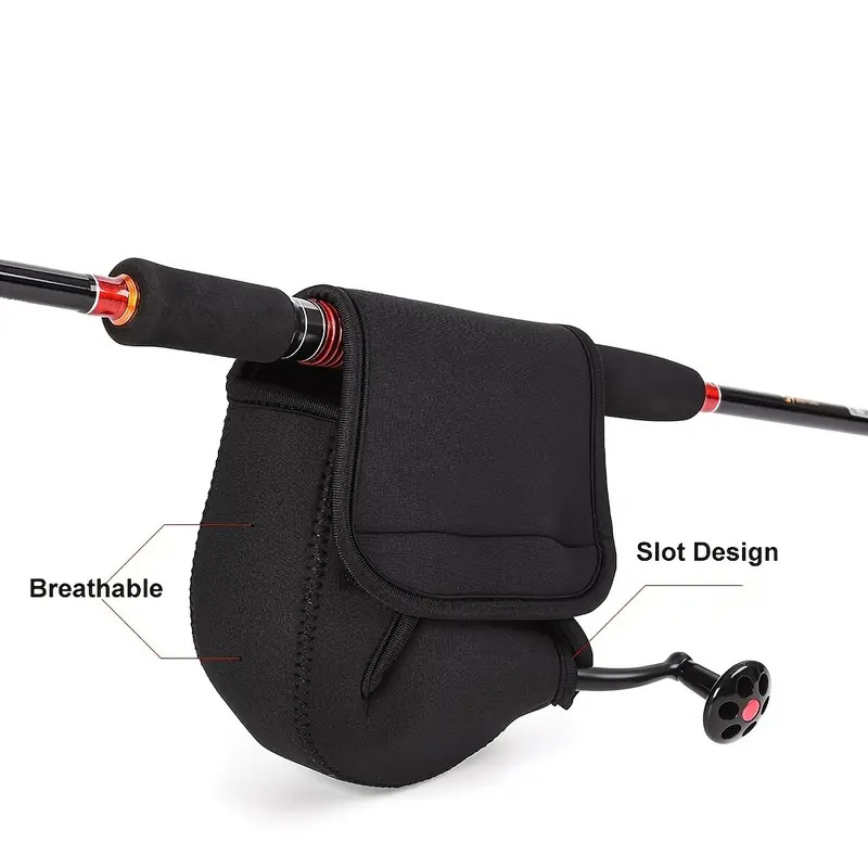 スピニングリール用釣りリールカバー、ハンドルスロット付き釣り - Fishing Lure Spinner のレビューと価格