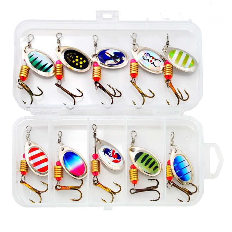 スピナーフィッシングルアーキット,スピナースピナースプーン, - Fishing Lure Spinner のレビューと価格