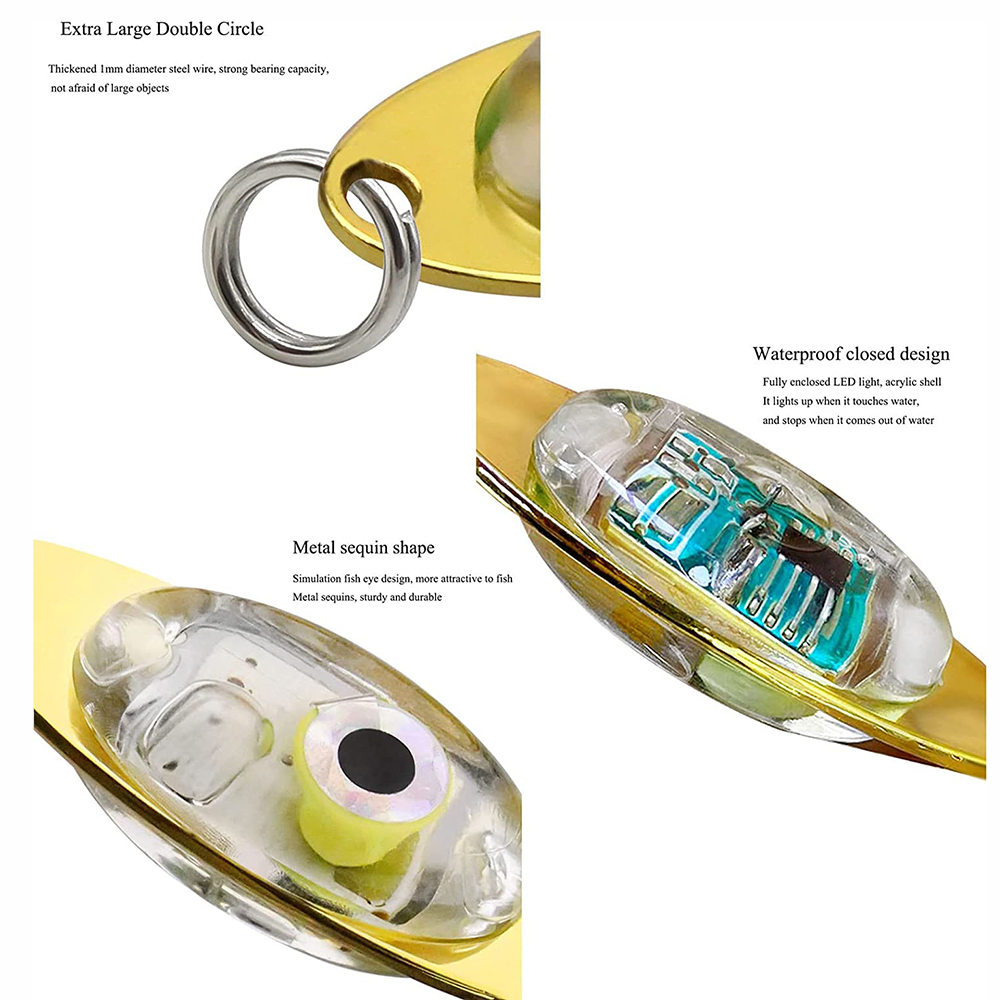 海での釣り用の深さBEROS-LEDのウォーターライト,マグ - Fishing Lure Spoon のレビューと価格