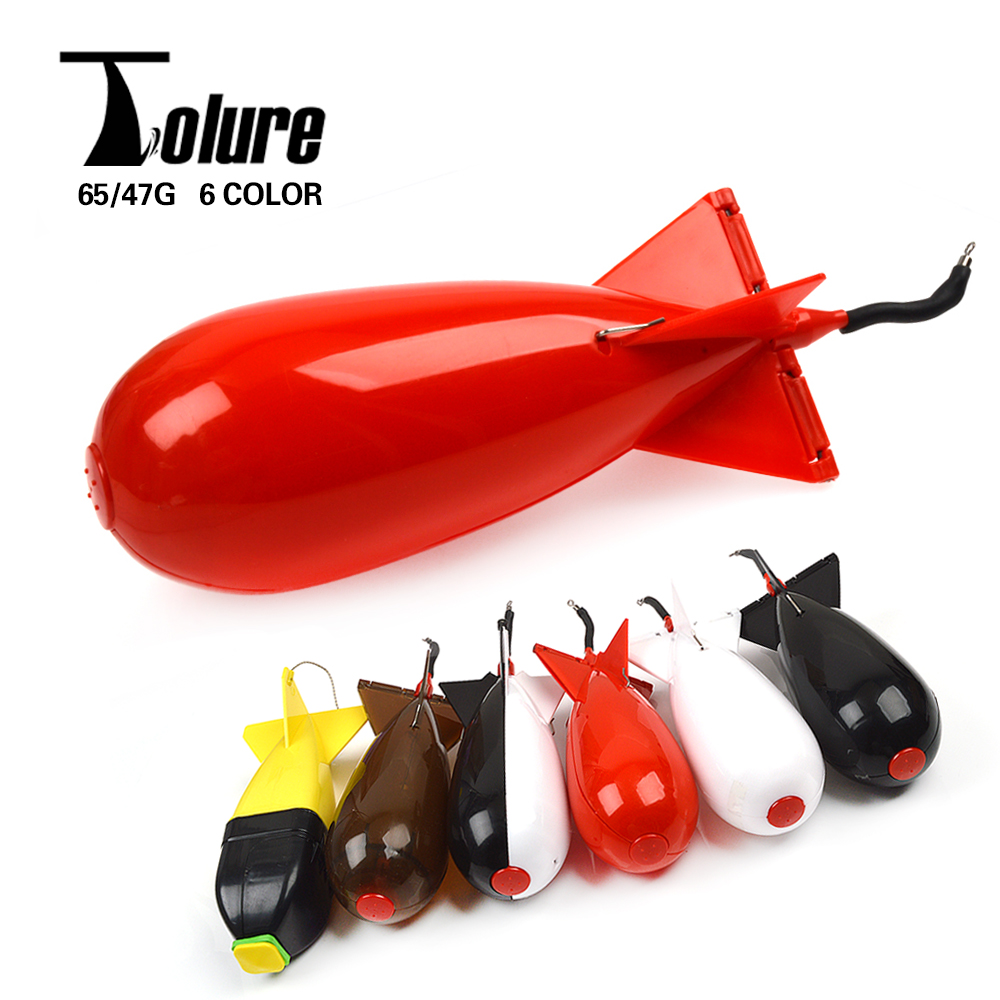 TOLU 釣りロケットフィーダー大小スポッド爆弾フロートルア - Fishing Lure Topwater のレビューと価格