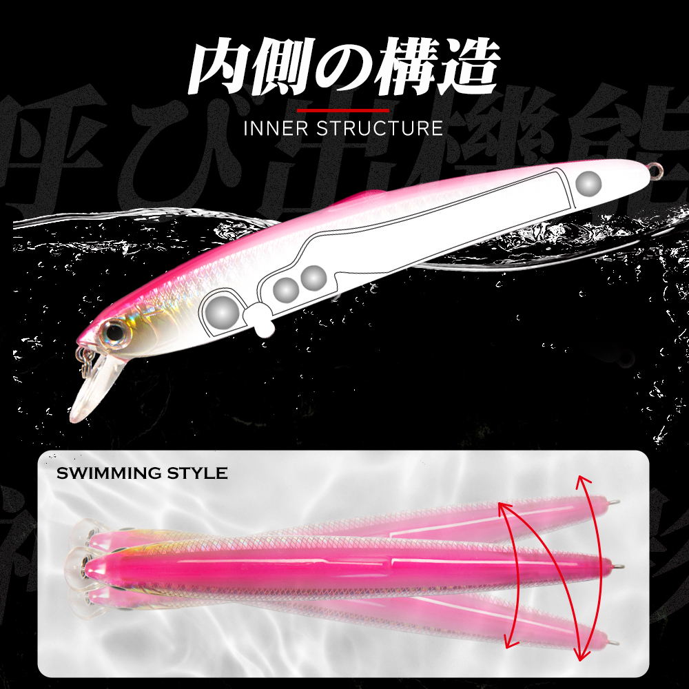 ハンツハウス スミス サルーナ ミノー フィッシング ルアー - Fishing Lure Jerkbait のレビューと価格
