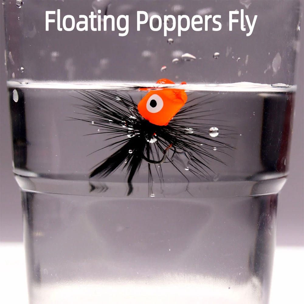 4個入りサイズ # 10個入りバス・パンフィッシュ・ポッパー - Fishing Lure Popper のレビューと価格