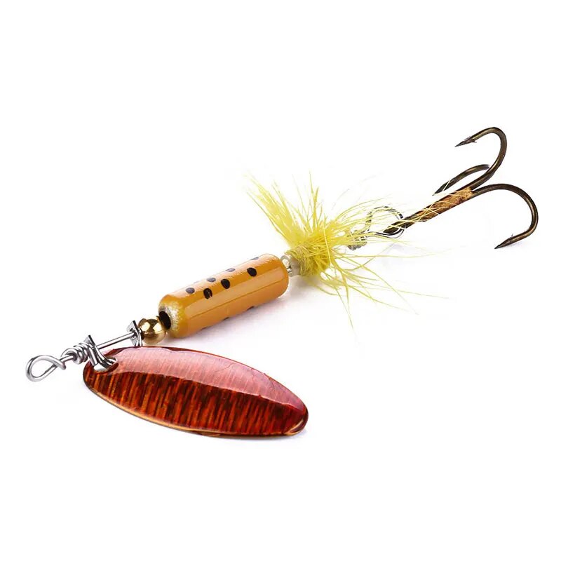 金属 VIB ルアー 1 個 3.5 グラムフェザースパンコ - Fishing Lure Spoon のレビューと価格