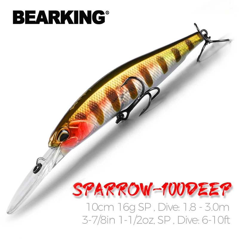 BEARKING 10 センチメートル 16 グラムスーパー - Fishing Lure Jerkbait のレビューと価格
