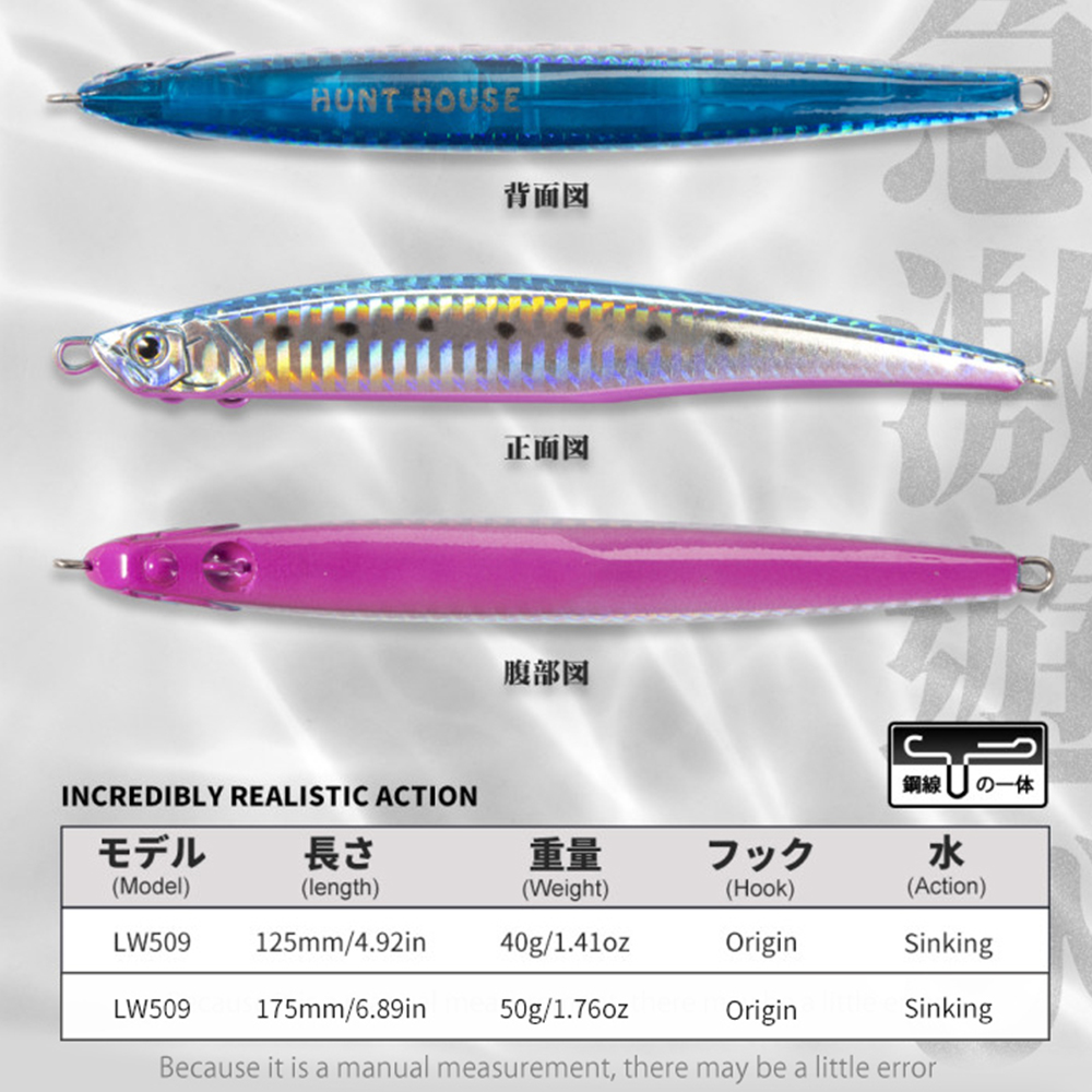 ハントハウス ジャークプレスベイト シンキングペンシルフィッ - Fishing Lure Jerkbait のレビューと価格