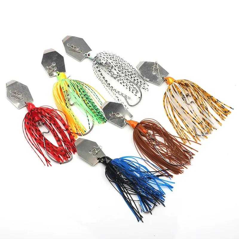 6 ピース/セットチャターベイト釣りルアーキットスピナー釣り - Fishing Lure Buzzbait のレビューと価格