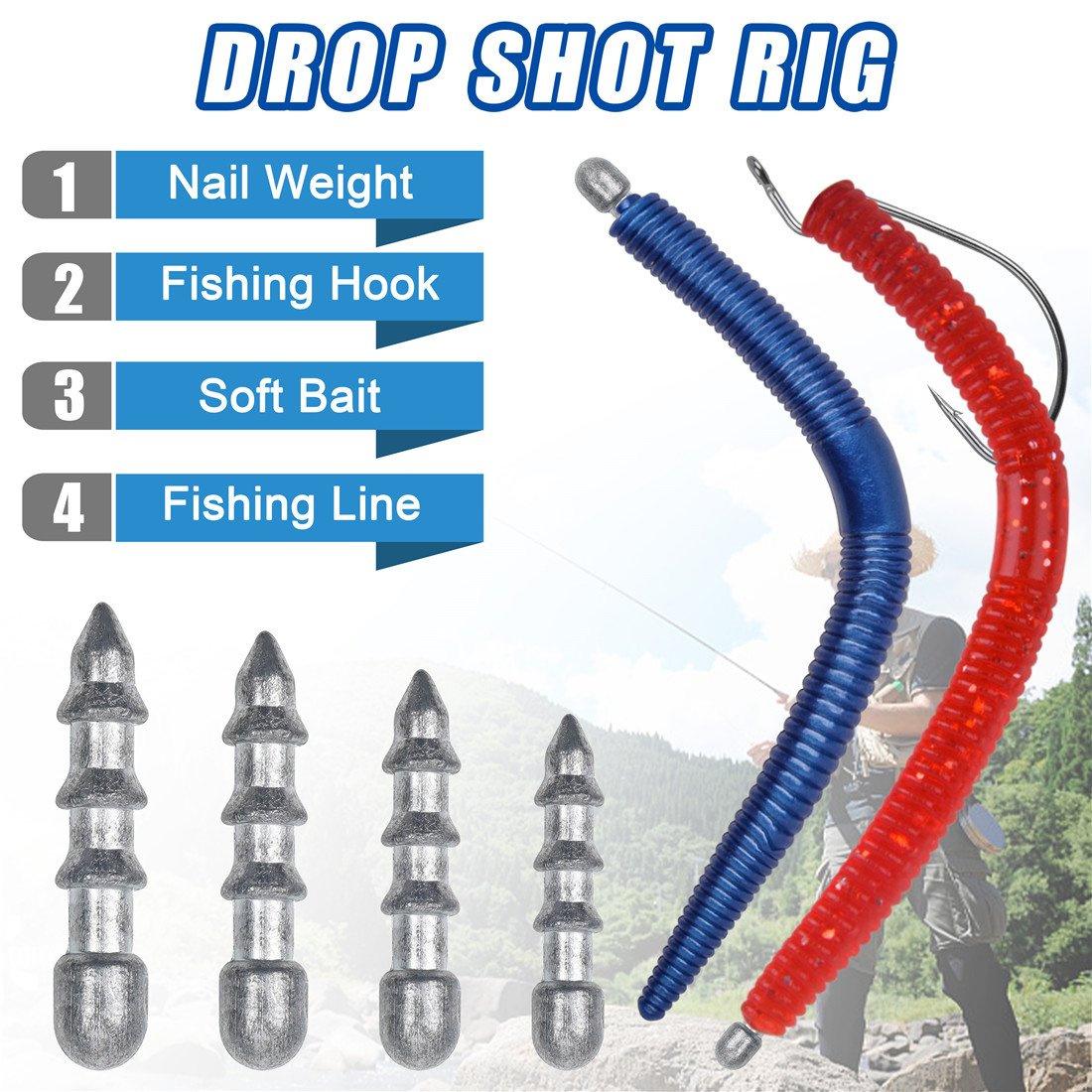 ワームフィッシングシンカー、wacky、Nekoリグツール用 - Fishing Lure Accessories のレビューと価格