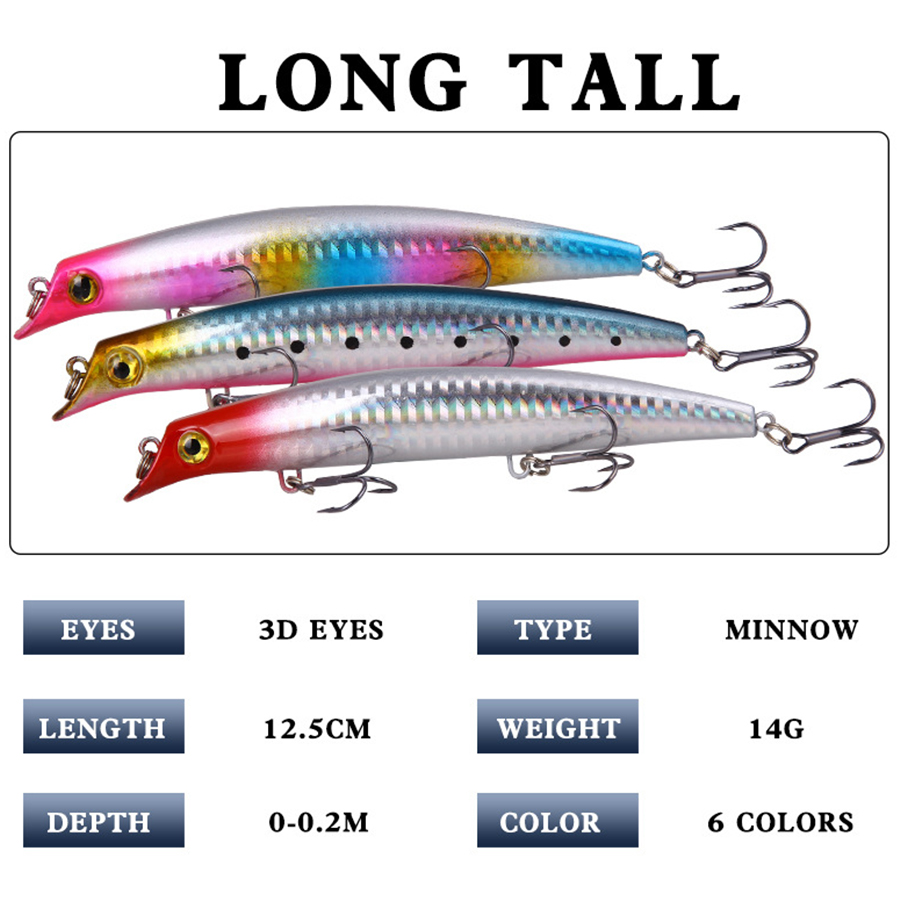 6 個クランクベイト釣りルアー海トップウォーターポッパー表面 - Fishing Lure Popper のレビューと価格