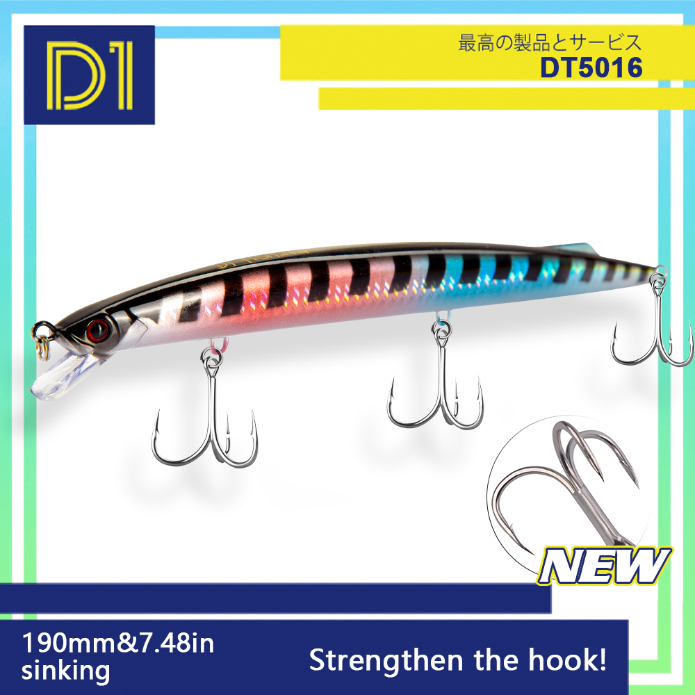 D1 海釣り用ミノー ルアー 190mm 36g トローリン - Fishing Lure Buzzbait のレビューと価格