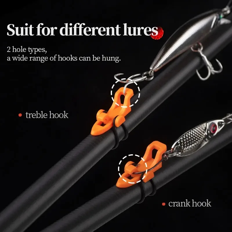 10 個釣り竿ポールフックキーパールアーベイトホルダールアー - Fishing Lure Jig のレビューと価格