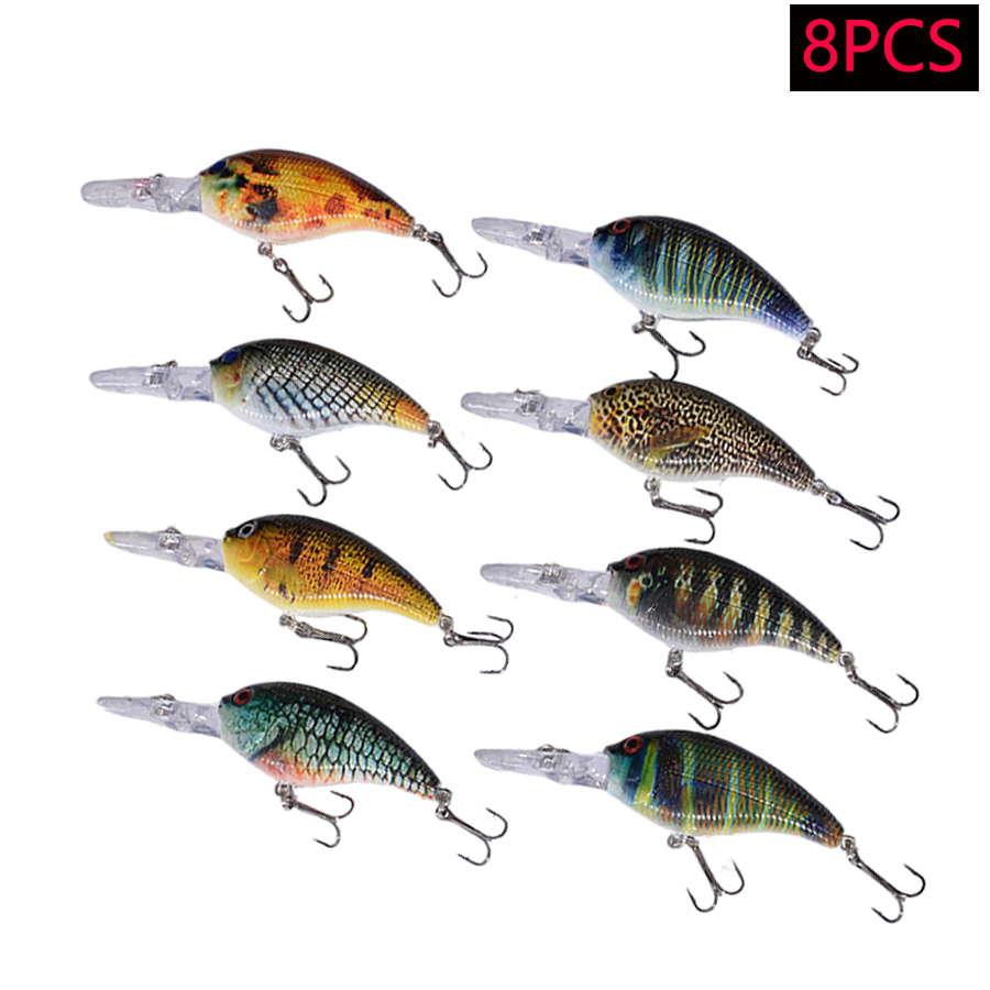 8個入り ジャークベイト ミノー ABSハードベイト 人工ウ - Fishing Lure Jerkbait のレビューと価格