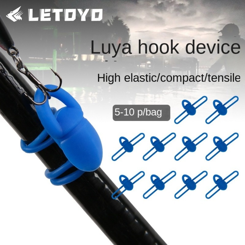 5 個ポータブルシリコンフック安全なホルダー安全なキープジグ - Fishing Lure Jig のレビューと価格