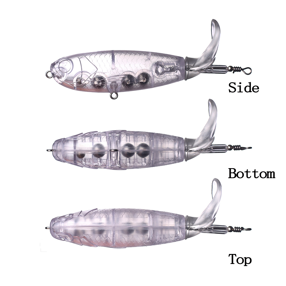 Chan'shuang-フリル付きの塗装済みの白い餌,ポッパ - Fishing Lure Popper のレビューと価格