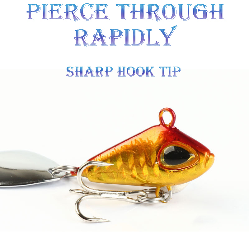 1pc 6/11/18/22 グラム VIB クランクベイト - Fishing Lure Crankbait のレビューと価格