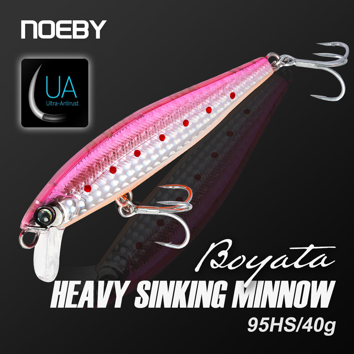 NOEBY ヘビーシンキングミノー釣りルアー 95 ミリメー - Fishing Lure Buzzbait のレビューと価格