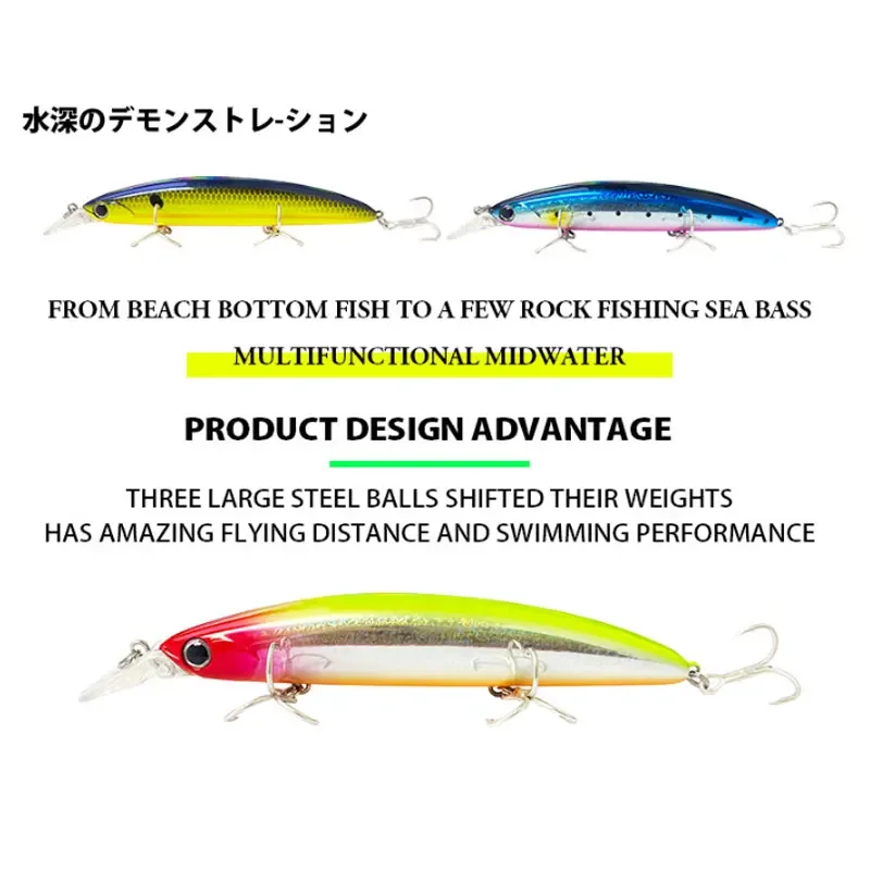 釣り用フローティングミノールアー,人工餌,硬い素材,海,海, - Fishing Lure Swimbait のレビューと価格