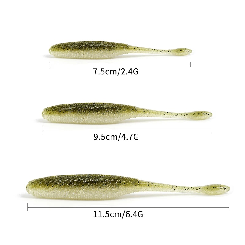 SUNMILE 釣りルアードロップソフト餌 7.5/9.5/ - Fishing Lure Swimbait のレビューと価格