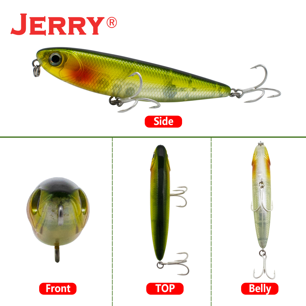 ジェリー Kuchao トップウォーターペンシルロック釣りル - Fishing Lure Crankbait のレビューと価格
