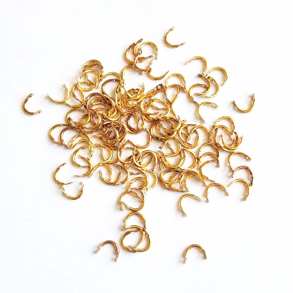 50-100ピース/ロット-釣り用の回転uリング,5x7mm - Fishing Lure Spinner のレビューと価格