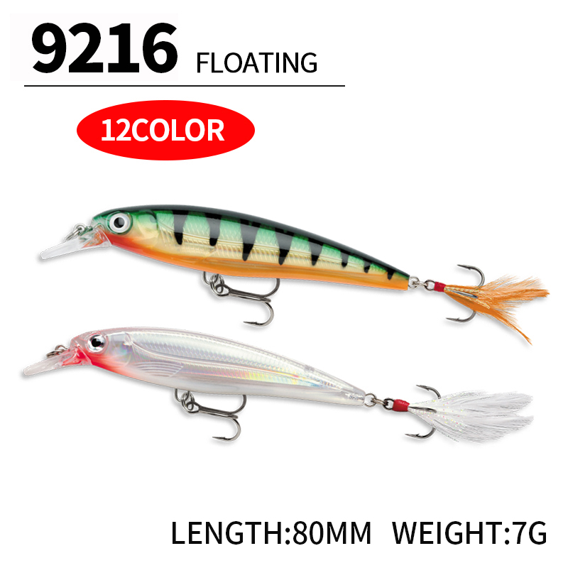 釣り用の人工ハードベイト,魚を捕まえるためのルアー,ミノー用 - Fishing Lure Jerkbait のレビューと価格