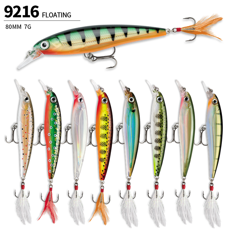 釣り用の人工ハードベイト,魚を捕まえるためのルアー,ミノー用 - Fishing Lure Jerkbait のレビューと価格