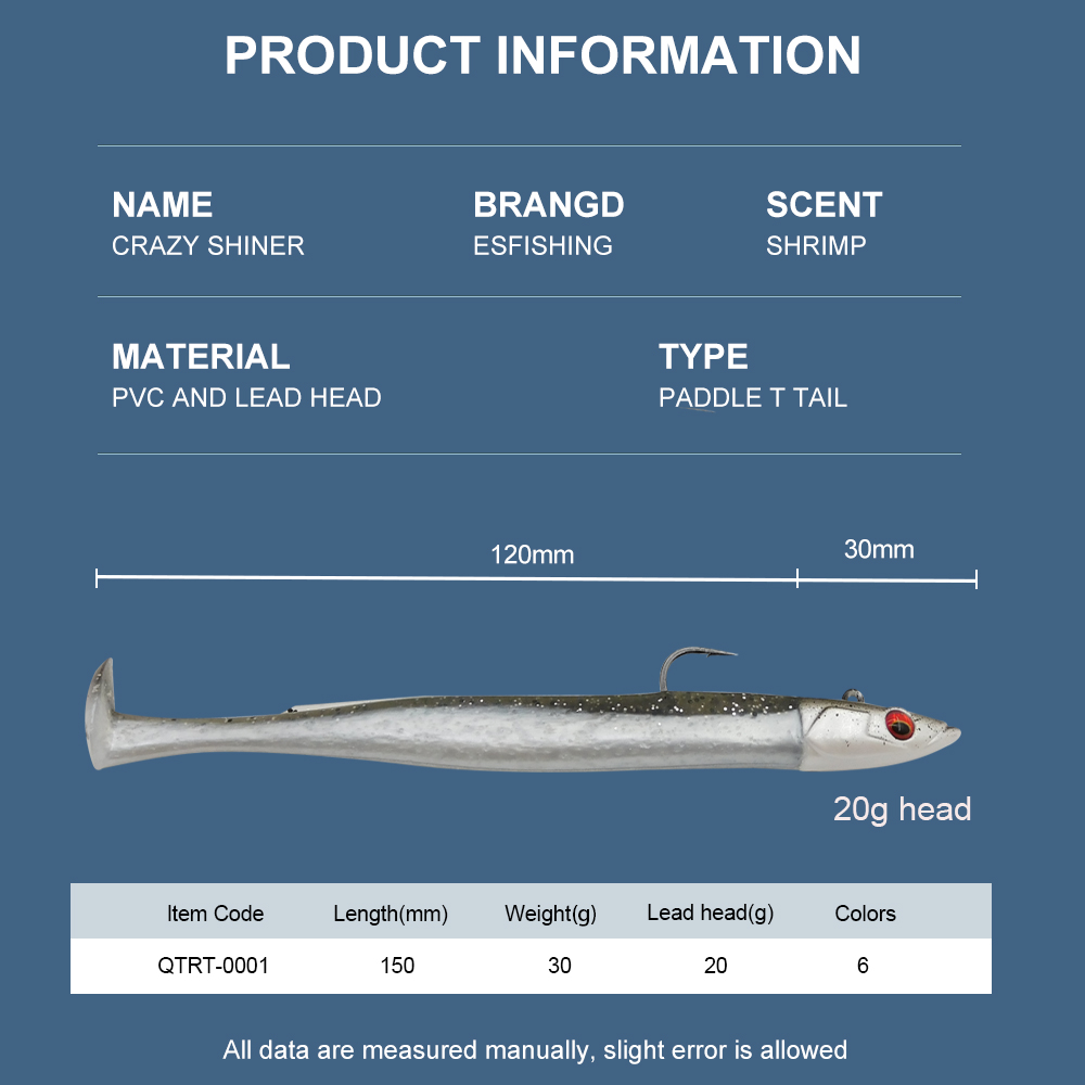 ESFISHING ソフトフィッシングルアー Leurre  - Fishing Lure Soft Plastic のレビューと価格