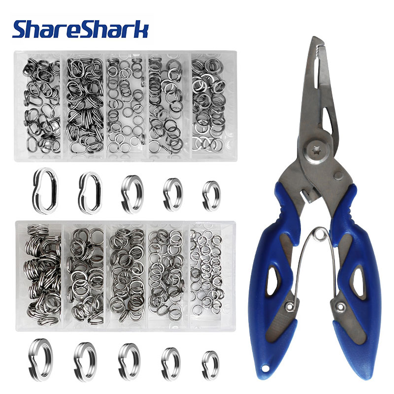 ShareShark 200個入り ステンレス製 スプリット - Fishing Lure Kit のレビューと価格