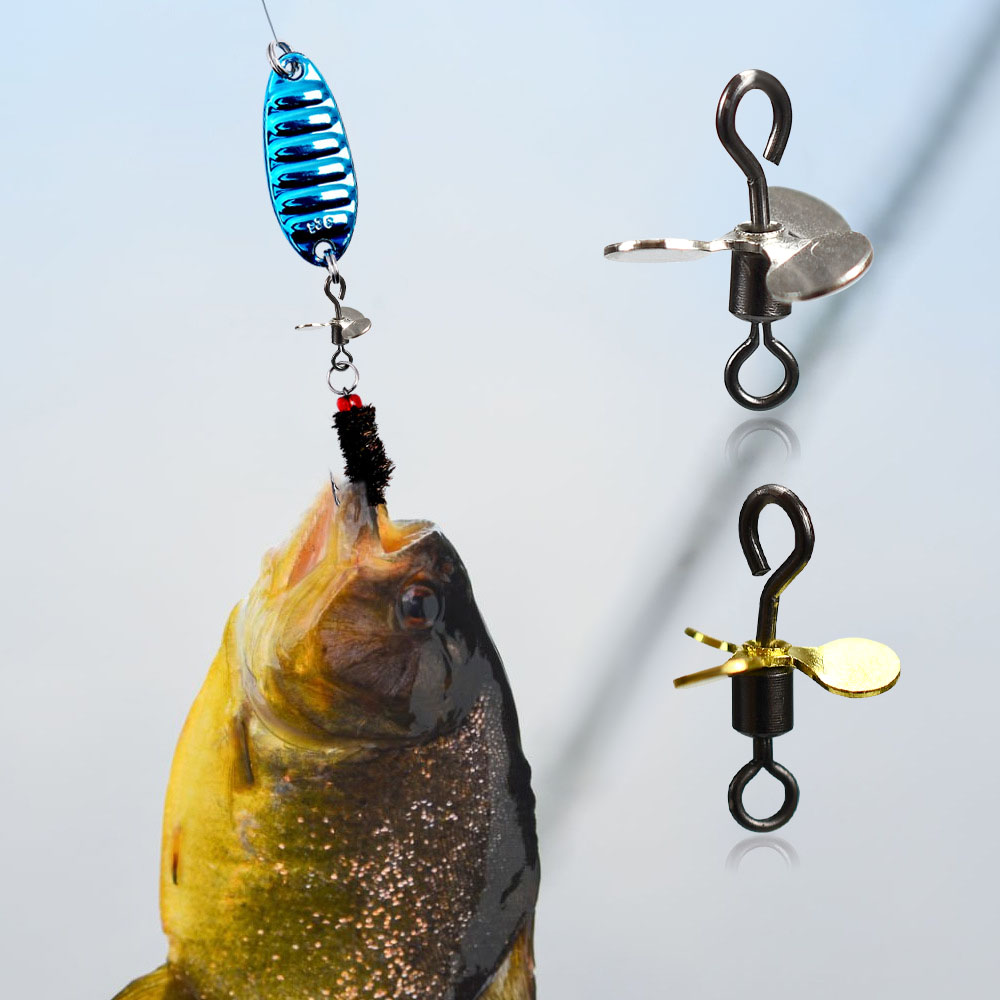 20 個スパイラルブレード釣りプロペラアクセサリー、混合色鉄 - Fishing Lure Blade Bait のレビューと価格