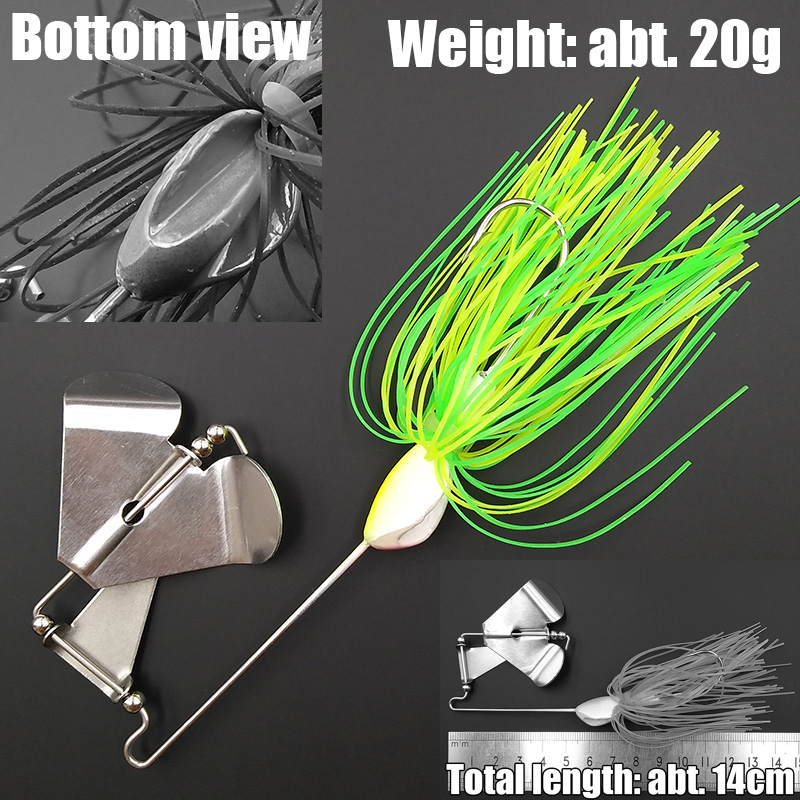 ウサンバン ランカースピナーベイト ハードフィッシングルアー - Fishing Lure Blade Bait のレビューと価格