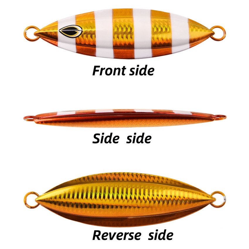 1個 高品質メタル夜光スロージグ釣りルアー 40g 60g- - Fishing Lure Spoon のレビューと価格
